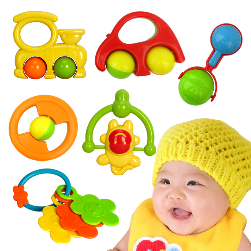 婴儿玩具 0-1岁摇铃益智玩具 新生儿宝宝玩具 婴幼儿手摇铃包邮