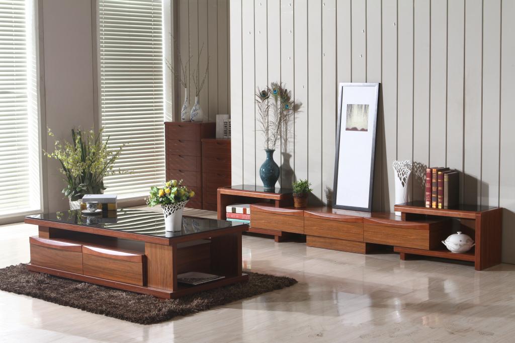 实木电视机柜可伸缩组合中式橡木客厅地柜带抽屉3米
