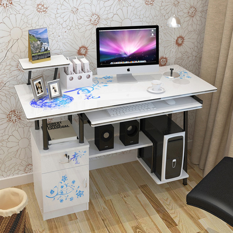 特价 烤漆台式桌台式机电脑桌家用桌特价书桌办公桌 超大1.2米