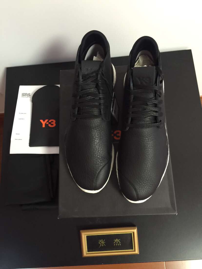 Y3/Y-3 Desert Boost “Black Leather” 奢华全皮款S83260