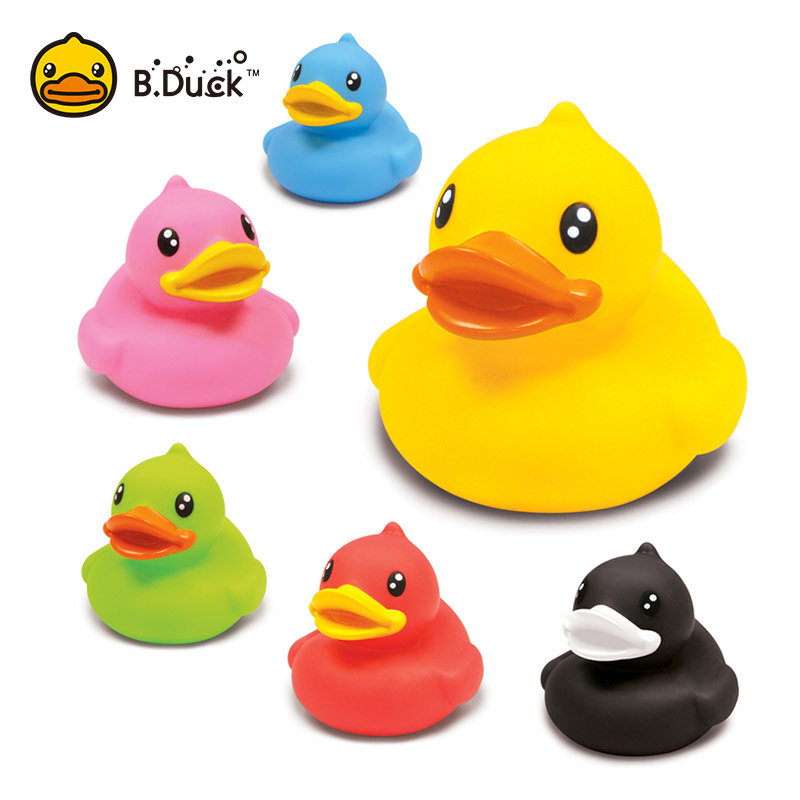 香港潮牌B.Duck小黄鸭浮水鸭semk儿童洗澡戏水玩具bduck 大黄鸭