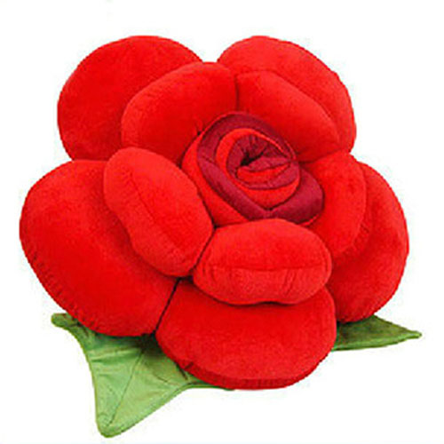 创意大号玫瑰花抱枕沙发床头靠枕毛绒玩具情人节婚庆活动生日礼物