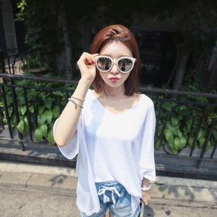 韩国代购nigirls正品直邮验证2015夏季新品时尚舒适韩版个性t恤