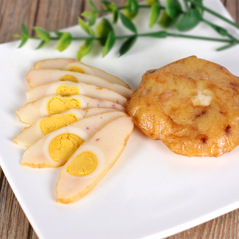 特价 日本进口零食品 丸玉水产章鱼夹心蛋鱼肉饼45g 即食海鲜