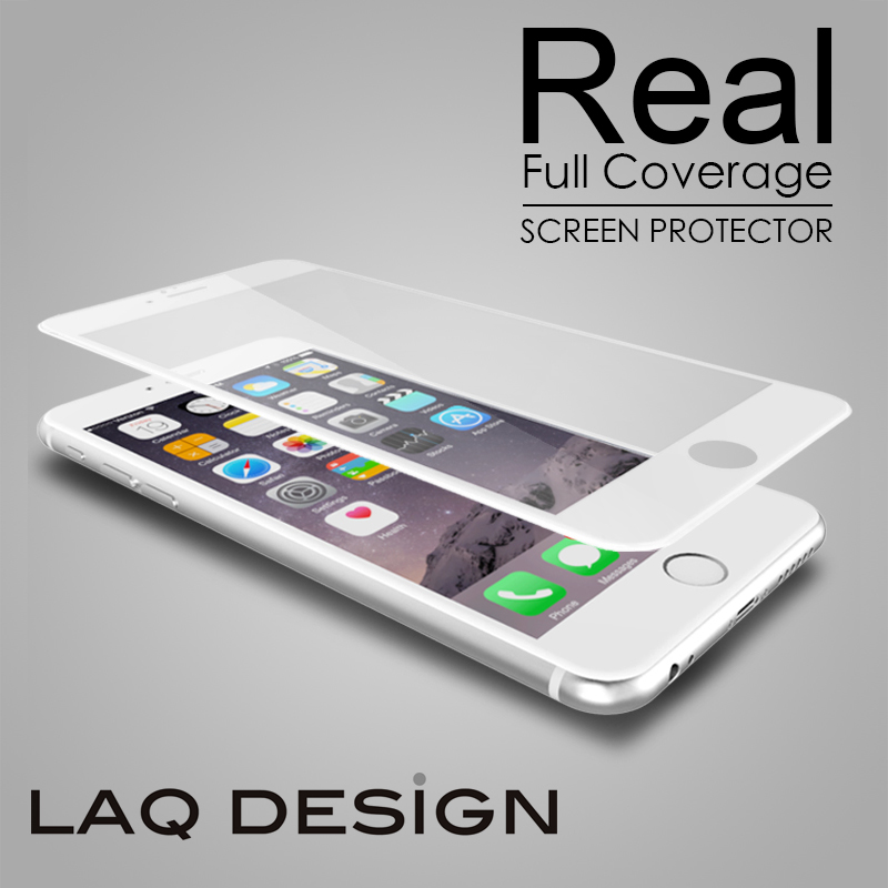 LAQ DESIGN iphone6s 6plus 3D满屏钢化膜 防爆玻璃膜 全屏白框