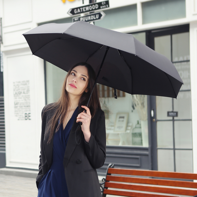 saiveina素行晴雨伞折叠纯色大雨伞韩国男女通用包邮