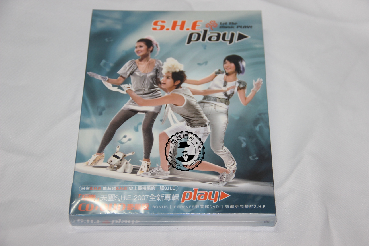【台版现货】S.H.E《PLAY》豪华版CD+DVD