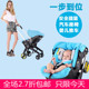包邮轻便婴儿提篮式安全座椅车载新生儿三合一宝宝可登机便携推车