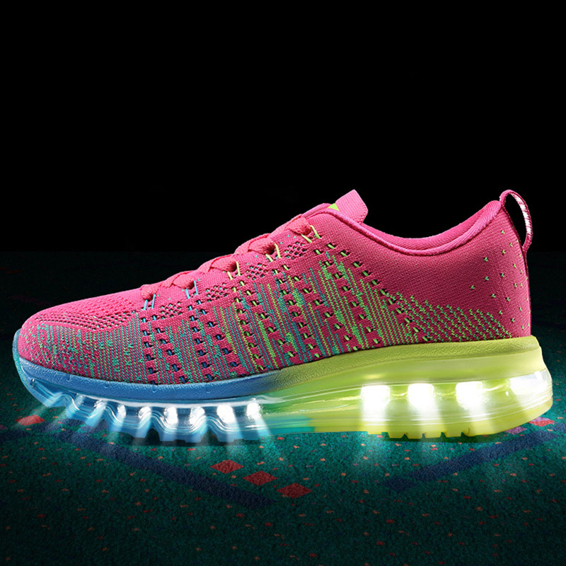 莫蕾蔻蕾 2015夏季新款内增高单鞋女系带气垫鞋运动休闲跑步女鞋