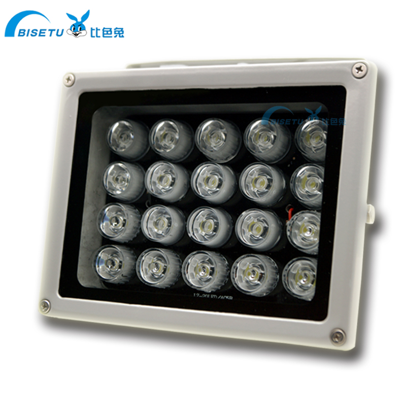 监控白光补光灯 光敏感自动开关20颗大功率LED夜间辅助补光灯220V