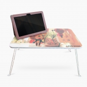 顺得缘2014新款便捷折叠书桌 电脑桌 卡通可爱折叠床上桌