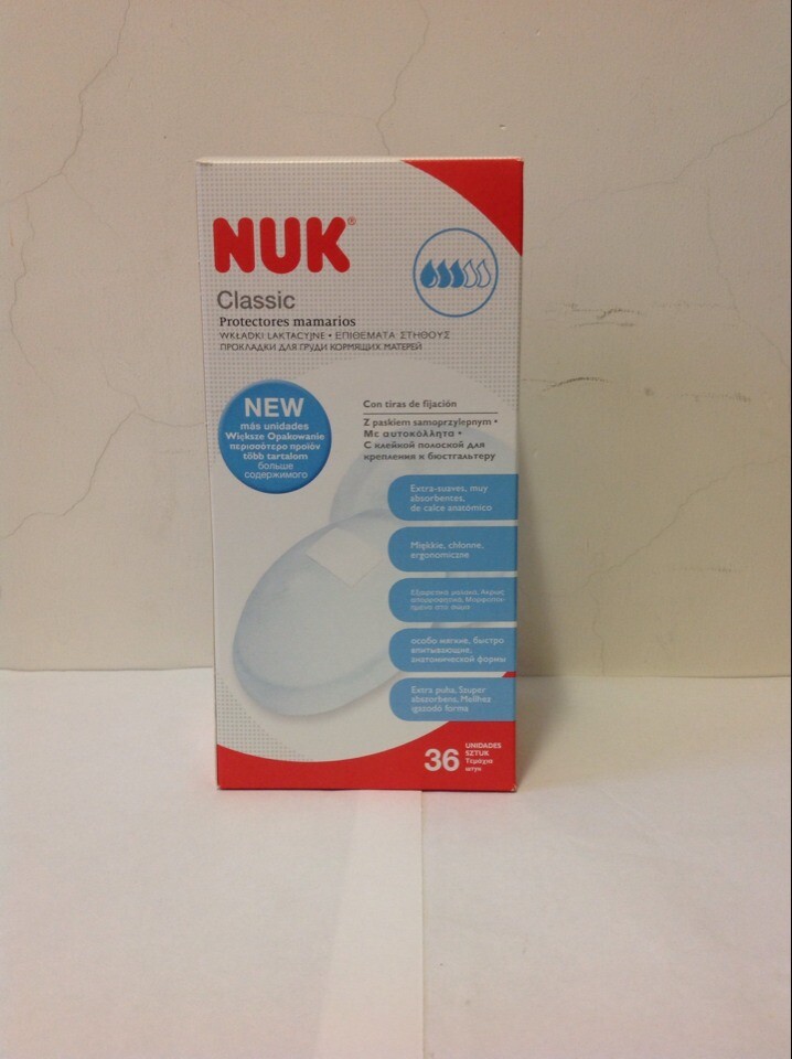 德国原装进口NUK一次性防溢乳垫36片装2014新款