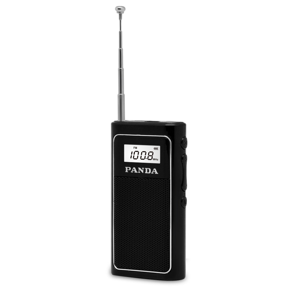 PANDA/熊猫 6200 袖珍便携老人插卡充电迷你MP3小FM收音机音箱音