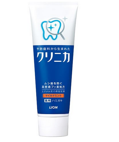 现货日本直邮 LION 狮王酵素牙膏 除牙垢美白 清爽薄荷 130g