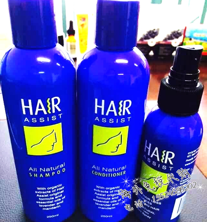 澳洲原装进口 Hair Assist All Natural 护发素 固发防脱 250ml