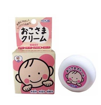 日本 东京企画TO-PLAN儿童宝宝面霜婴幼儿护肤霜30g弱酸性无香料