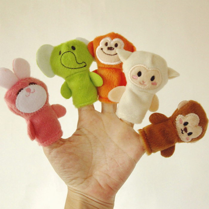 韩国婴儿手指偶 宝宝早教益智玩具互动玩具手指玩偶 幼儿指套玩具