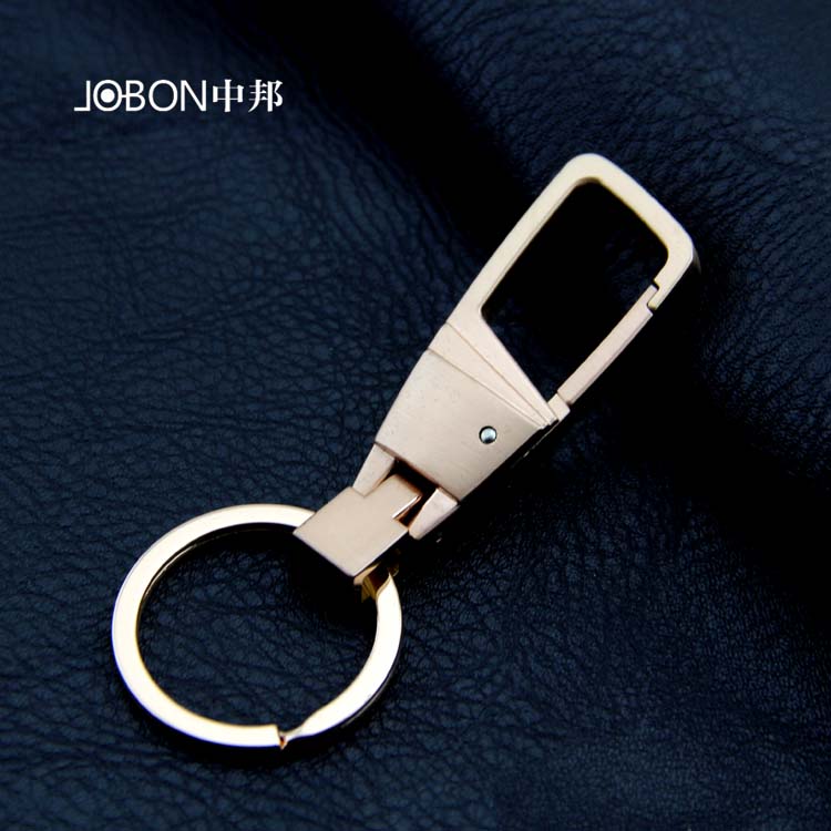 JOBON中邦019 钥匙扣 单环腰带金属高档钥匙扣男女式创意礼品促销