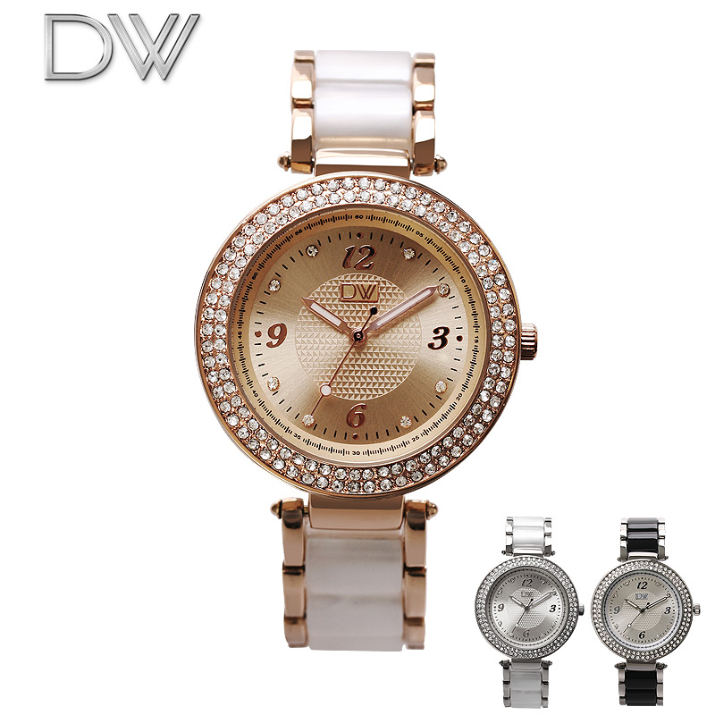 DW 新款 手链表 水钻表 石英表 指针手表 潮流时尚 女时装表 特惠