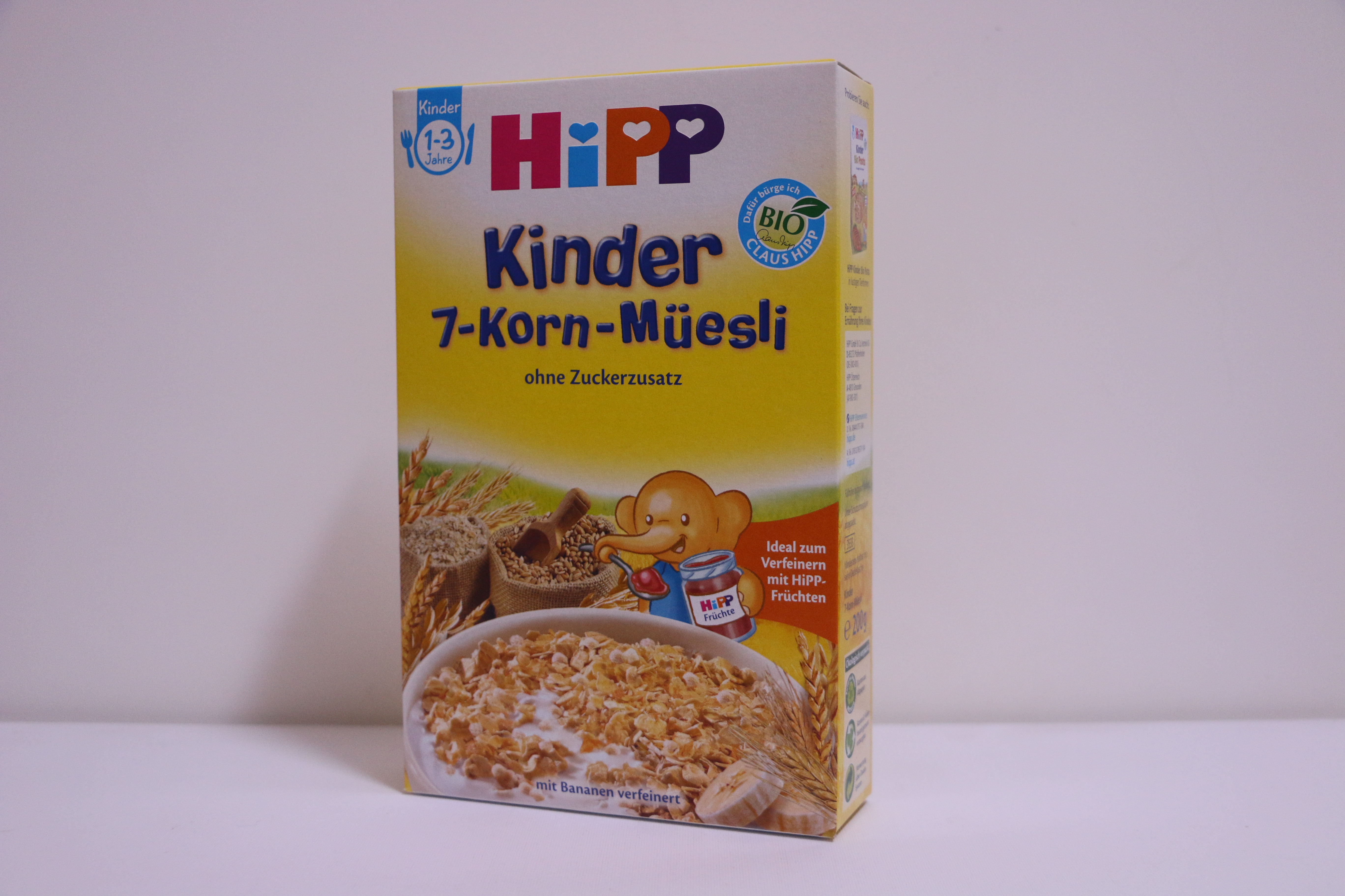 德国原装进口hipp喜宝有机五种谷物牛奶燕麦麦片米粉迷糊一岁以上