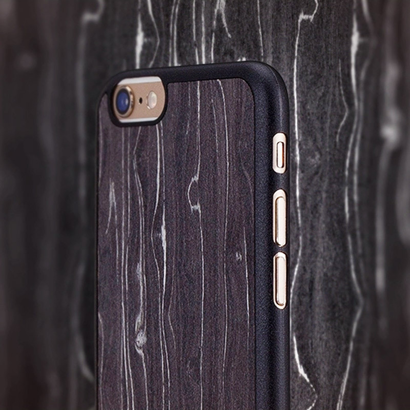 MOMAX 木质iphone6极薄感触保护壳苹果6木纹保护套4.7寸手机壳套