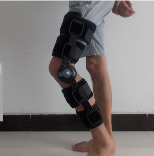 医用膝关节固定支具支架，膝关节矫形器，偏瘫康复器材