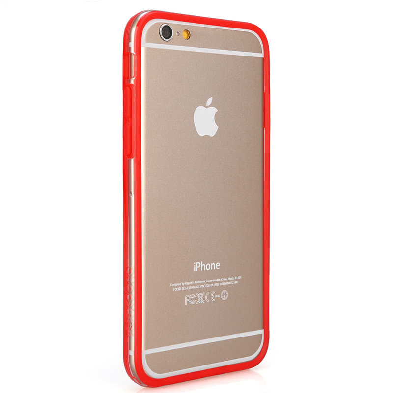 x-doria 超薄4.7寸iPhone6边框苹果6手机壳保护套tpu减震外壳