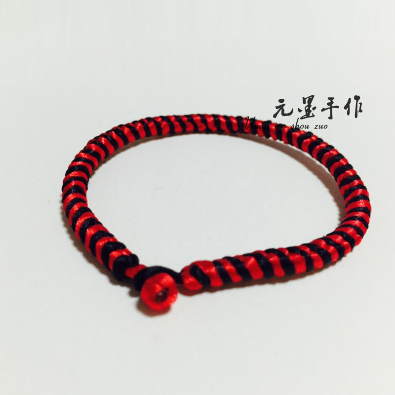 【缠绵】红绳 九乘金刚结护身红绳手链 情侣红绳手绳 元墨手作