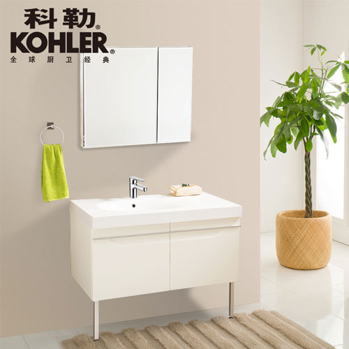 科勒Kohler  派丽德浴室柜家具组合 K-15051T/15050T-LU家装含盆
