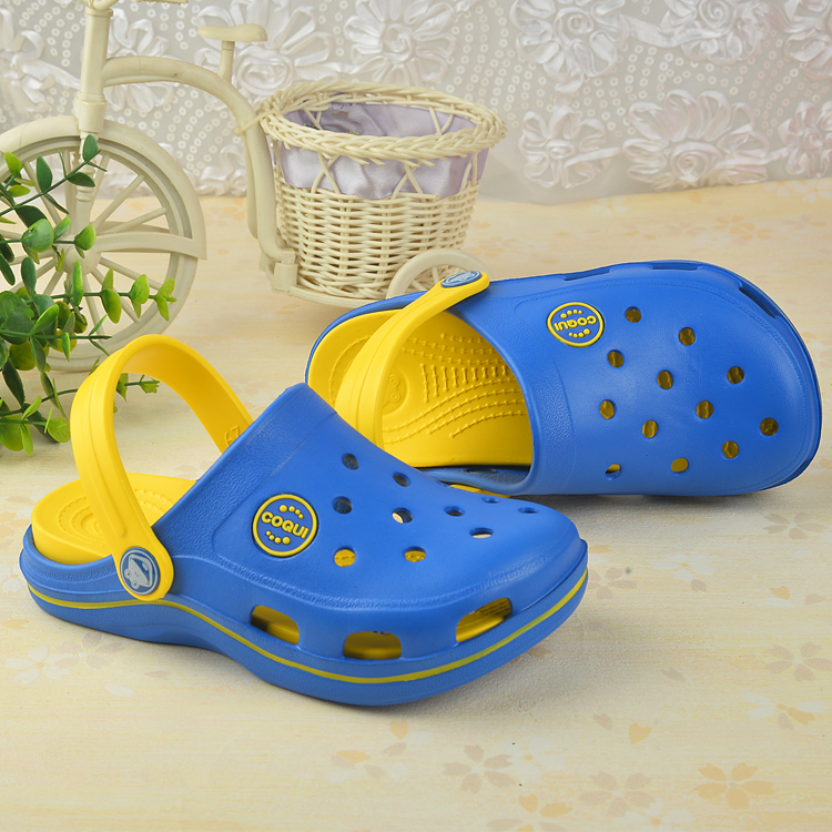儿童洞洞鞋酷趣正品防滑凉鞋男童女童花园居家拖鞋宝宝凉拖包邮