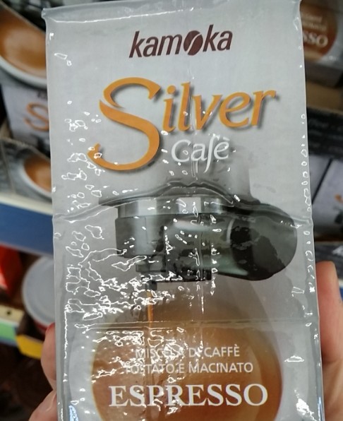 意大利本土品牌KAMOKA系列SILVER意式EXPRESSO摩卡浓缩咖啡粉代购