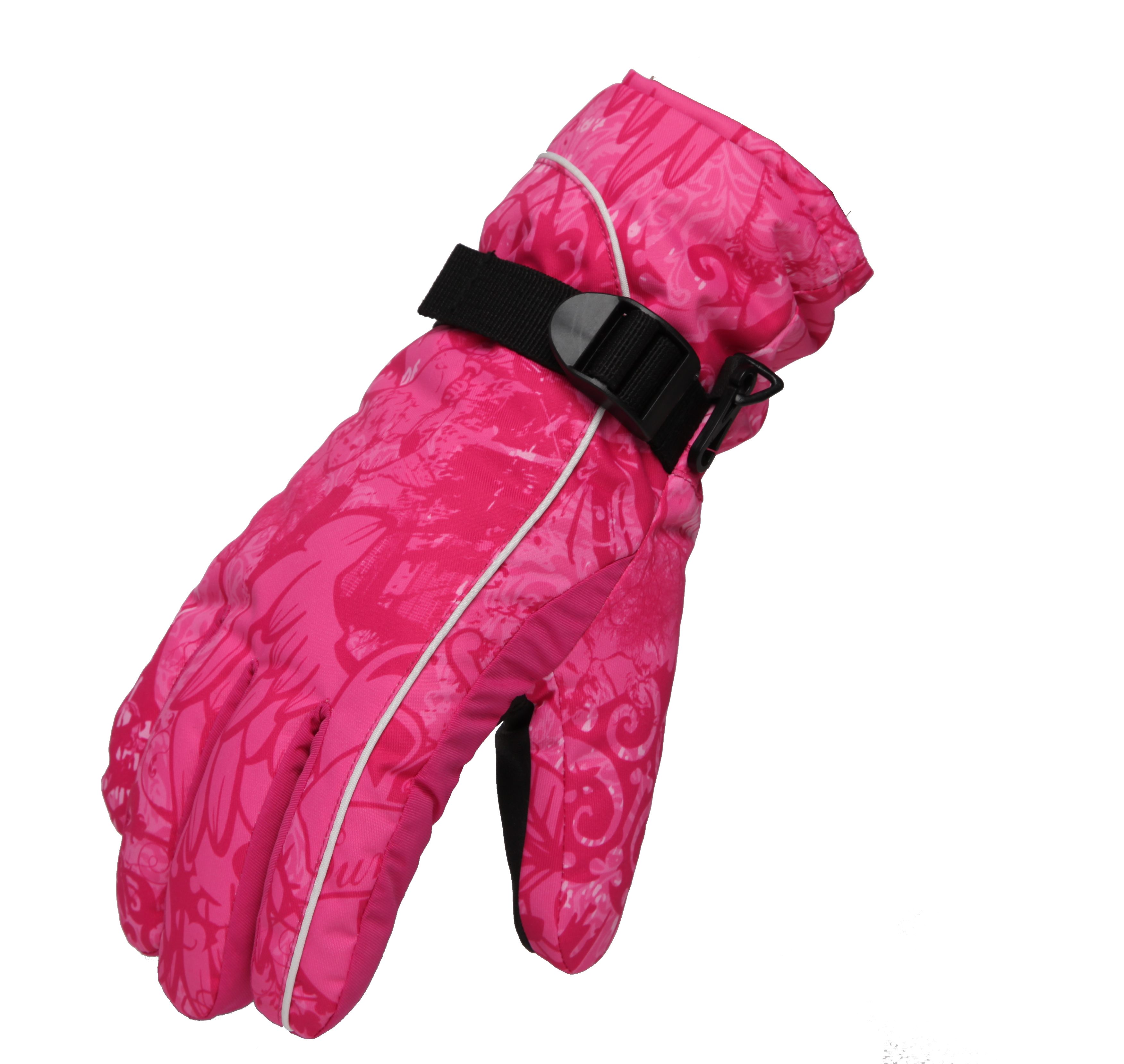 女士冬季可爱韩版加绒加厚骑车户外运动滑雪保暖棉手套