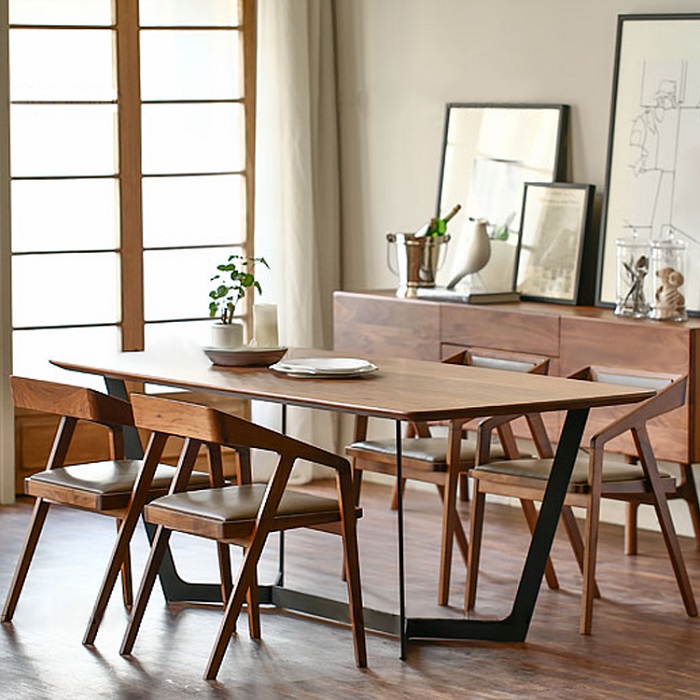 美式乡村榆木实木复古餐桌椅组合北欧茶几咖啡桌办公桌书桌可定做
