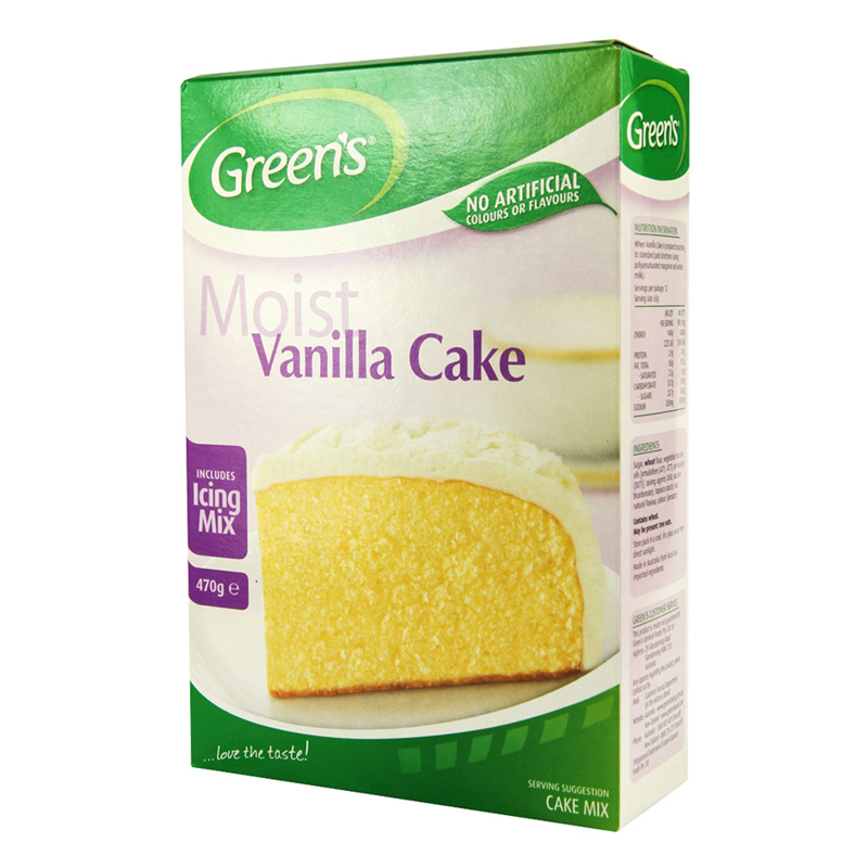 澳洲进口 烘焙原料微波炉 格瑞斯传统香草味蛋糕粉470g/盒 (2486)