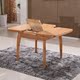 实木餐桌 橡木餐桌 可折叠可伸缩餐桌抽拉 吃饭桌子0.9米 1.25米
