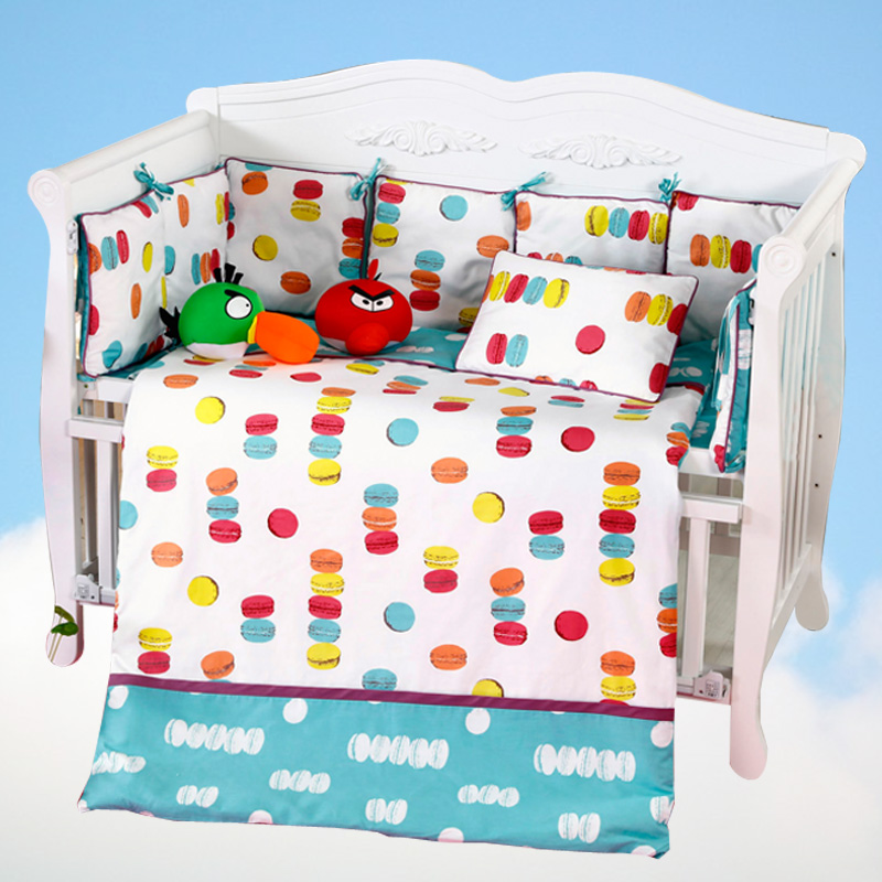哈利兔婴儿纯棉可拆洗床上用品套件全棉宝宝床围儿童床品套件