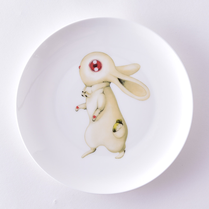 意大利设计师 爱丽丝梦游仙境 盘子 杯子 碗 骨瓷 正品唯一授权