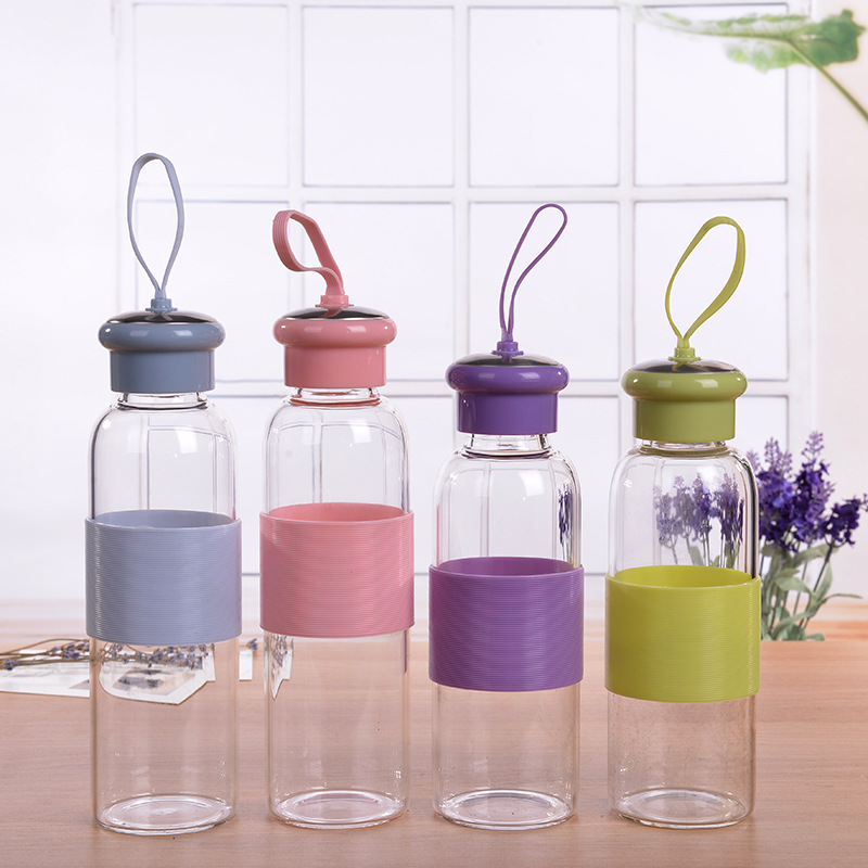 时尚运动个性水杯 韩版茶具防烫玻璃杯子创意礼品