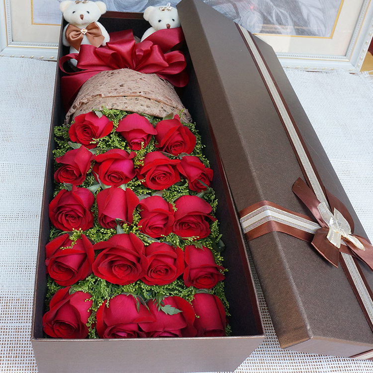 北京鲜花花束礼盒鲜花速递玫瑰鲜花圣诞节情人节鲜花玫瑰花鲜花