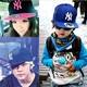 帽子女韩国GD棒球帽春夏天男嘻哈平沿帽儿童表演街舞帽亲子棒球帽
