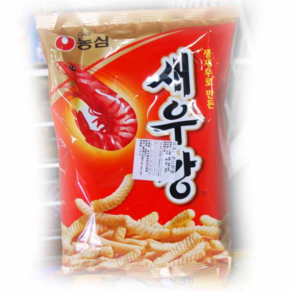 韩国进口零食农心鲜虾条原味