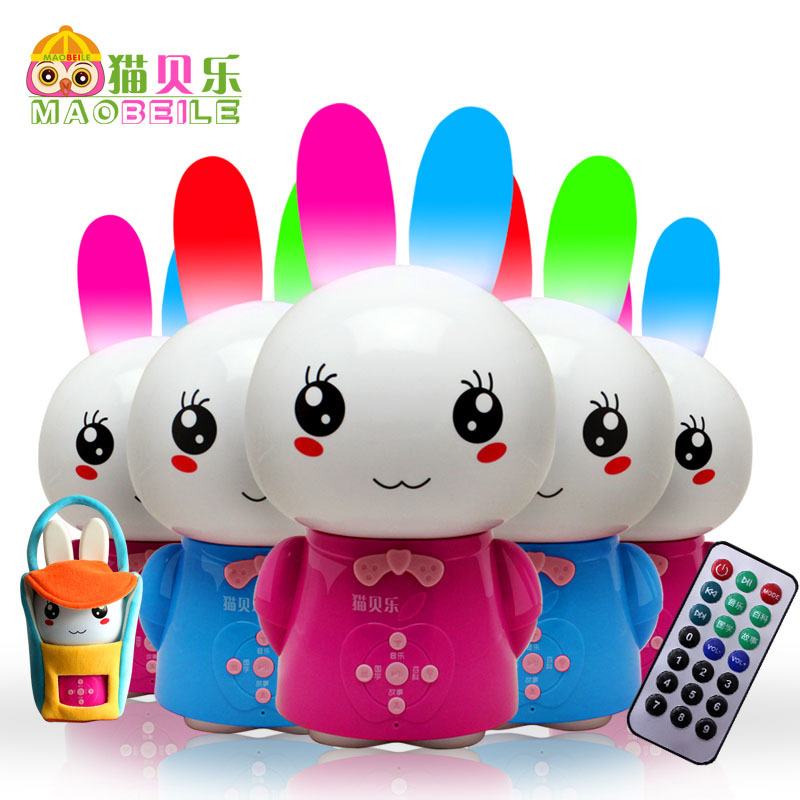 猫贝乐兔博士 8G儿童早教故事机 可充电下载遥控机宝宝益智玩具