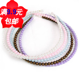 质量好的 韩国饰品 吴佩慈 明星 珍珠 顶夹 发箍 头箍 发卡