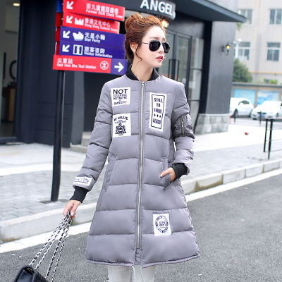 2015冬季新款韩版加厚羽绒棉服女棉衣棉袄中长款宽松修身女装外套