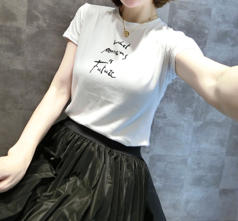 欧洲站2016秋装欧货潮 新款韩版个性显瘦字母印花T恤女上衣打底衫