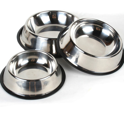 CBEI 高档防滑不锈钢猫碗狗碗-小型中型大型犬-宠物碗-食具食盆