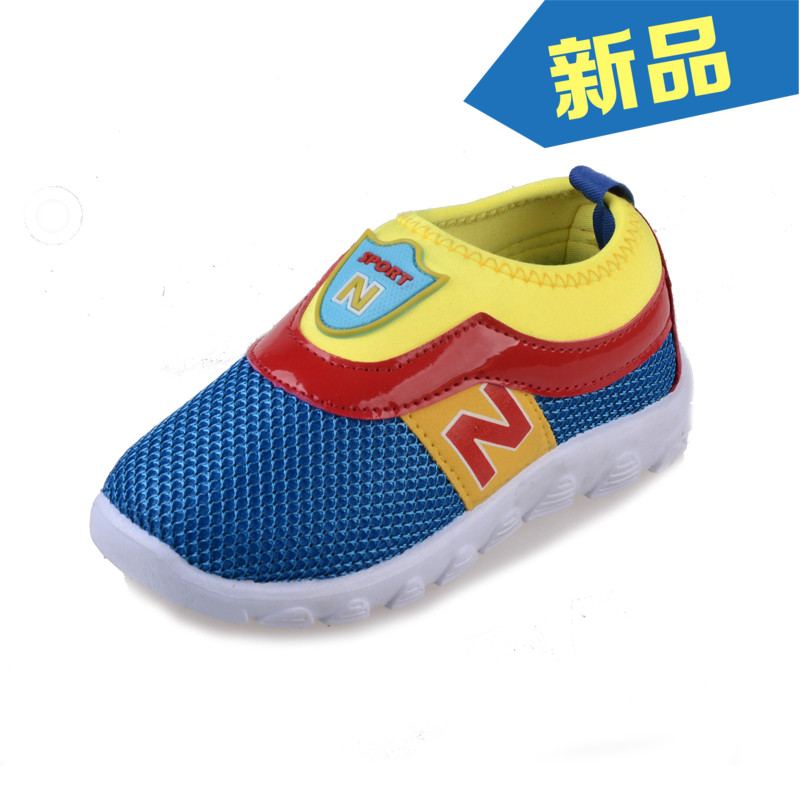 2015春季夏季新款韩版儿童网鞋透气网面轻便男女童跑步运动鞋
