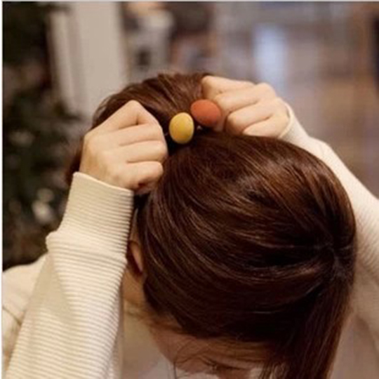韩国原创流行糖果色布发圈 淑女 儿童扎头皮筋头绳夹小饰品批发