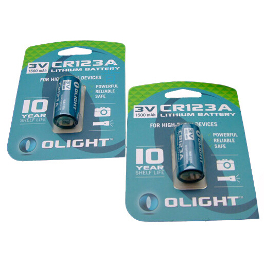Olight 欧莱特 CR123A 一次性电池 容量1500mah 单价为一颗