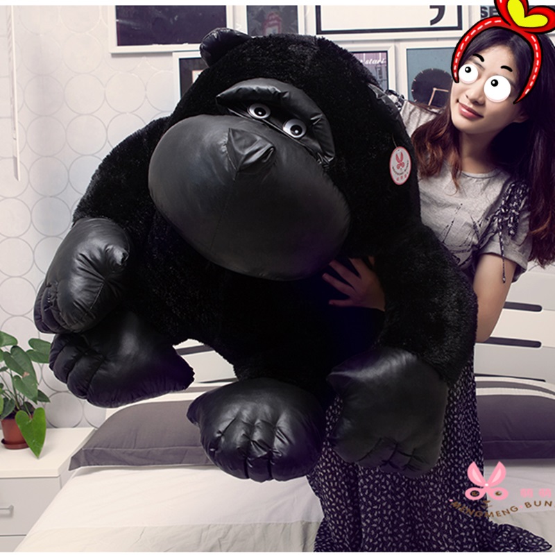 猩球崛起2大猩猩毛绒玩具公仔黑金刚猴子抱枕男朋友生日礼物女生